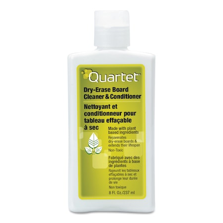 Quartet Whiteboard Conditioner/Cleaner for Dry Erase Boards, 8 oz Bottle 551E